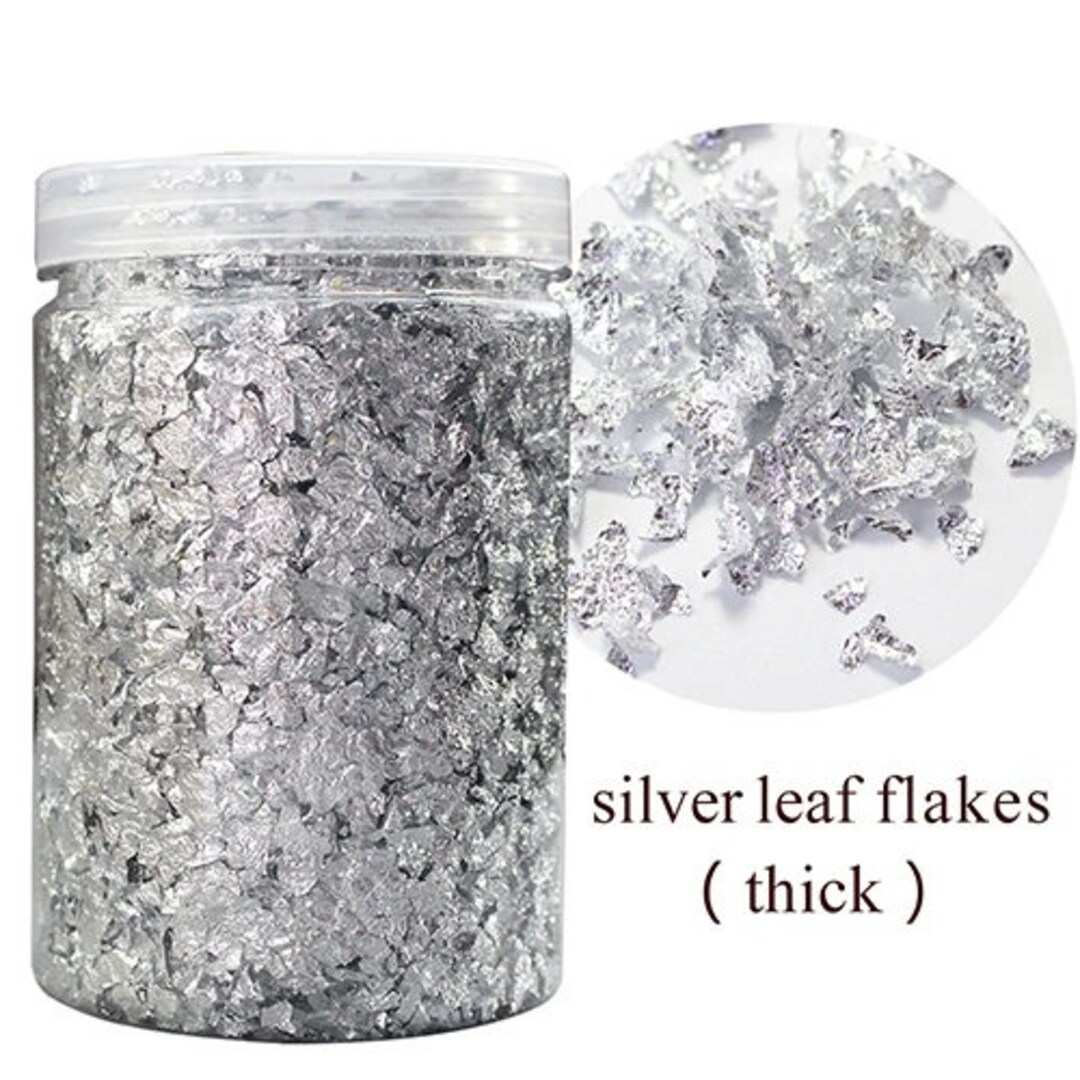 Silver Flakes – Thick Flakes Silver Flakes (Thick Flakes) - Image 1