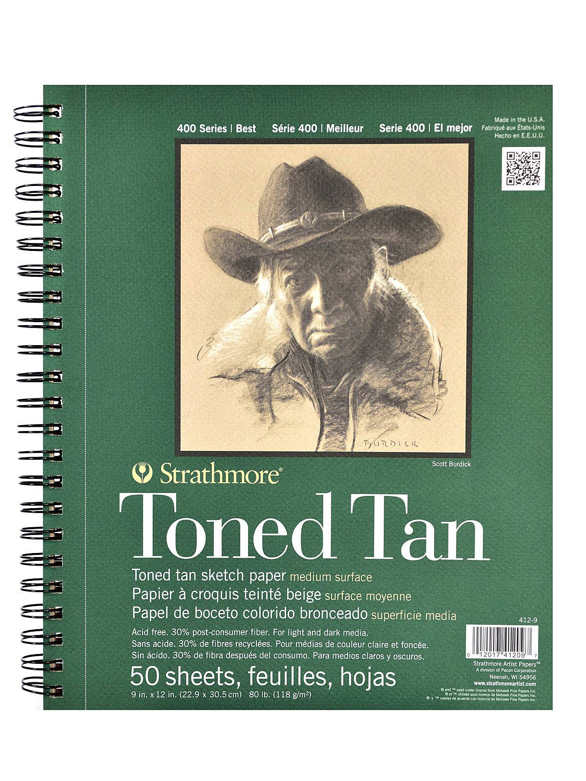 Strathmore Toned tan sketch paper Strathmore Toned tan sketch paper (50 Sheets) - Image 1